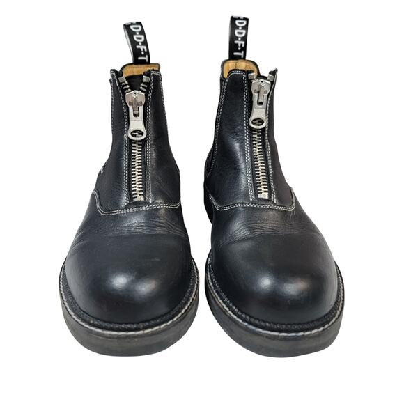 John Fluevog 7th Heaven Guy Chelsea boot with zip 10M - Picture 1 of 16
